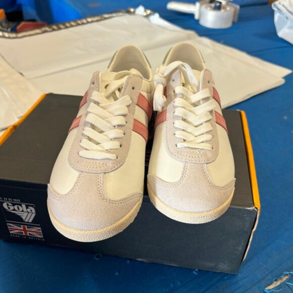 Gola Womens Bullet Pure White Shoes (NWT) - Picture 8 of 9